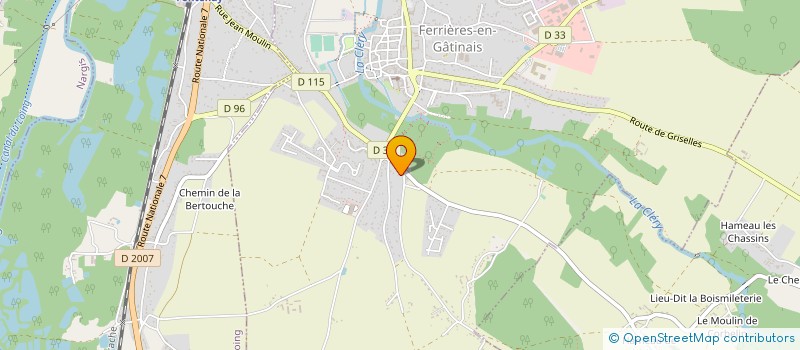 localisation de l'entreprise MADAME LYDIE NATALINI à FERRIERES-EN-GATINAIS