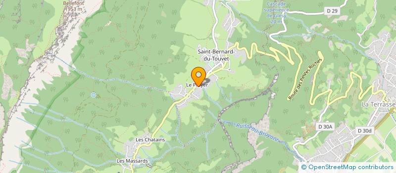 localisation de l'entreprise MADAME LYDIE OSTERNAUD  PLATEAU-DES-PETITES-ROCHES