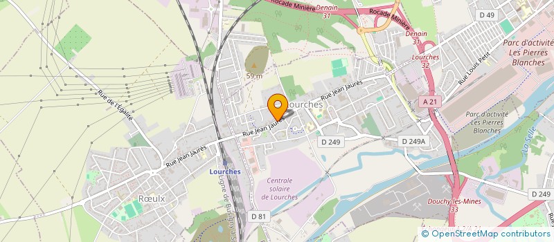 localisation de l'entreprise MADAME LYDIE PADOVAN  RULX