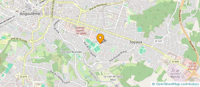 localisation de l'entreprise MADAME LYDIE PAILLOUX à SOYAUX