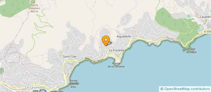 localisation de l'entreprise MADAME LYDIE PAIRIER à LE LAVANDOU