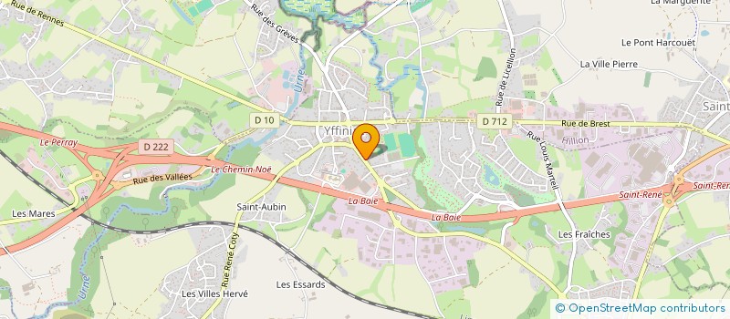 localisation de l'entreprise MADAME LYDIE PARPEIX  YFFINIAC