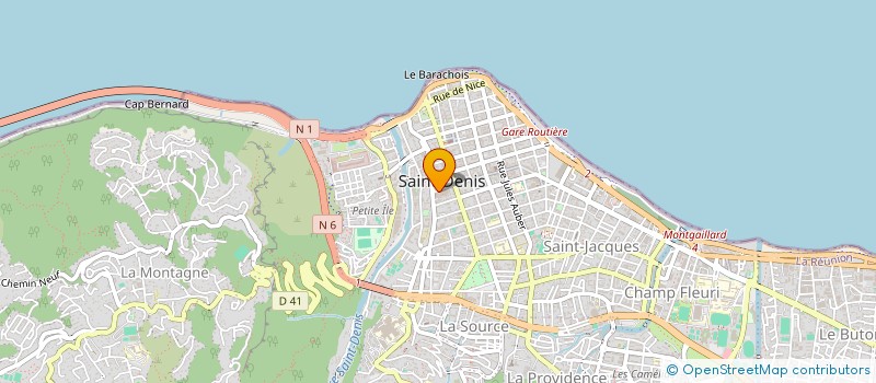localisation de l'entreprise MADAME LYDIE PAVADE à SAINT-DENIS