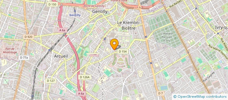 localisation de l'entreprise MADAME LYDIE PERCIER  LE KREMLIN-BICETRE