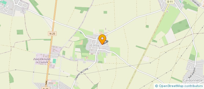 localisation de l'entreprise MADAME LYDIE PEREIRA  COISY