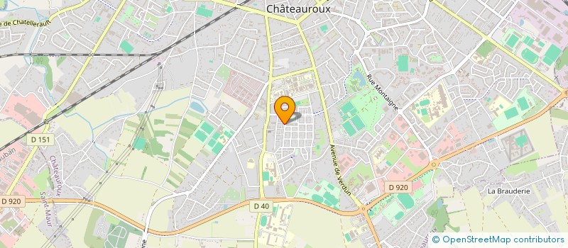 localisation de l'entreprise MADAME LYDIE PETOIN à CHATEAUROUX