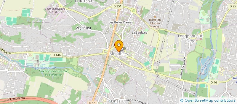 localisation de l'entreprise MADAME LYDIE PEUVRIER à MONTLHERY