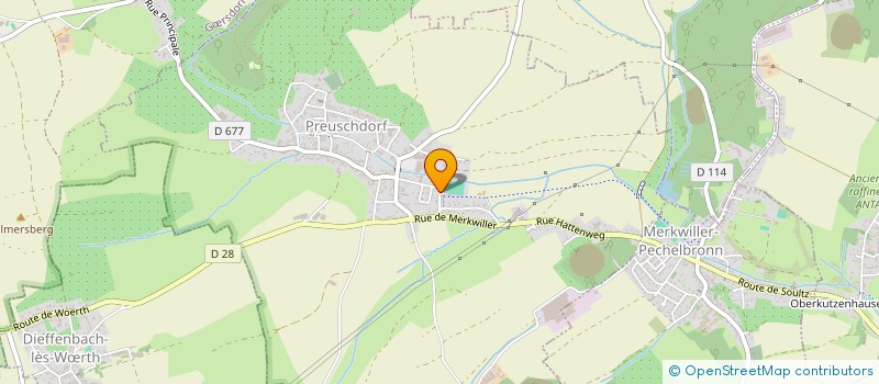 localisation de l'entreprise MADAME LYDIE PHILIPPS  OBERRDERN