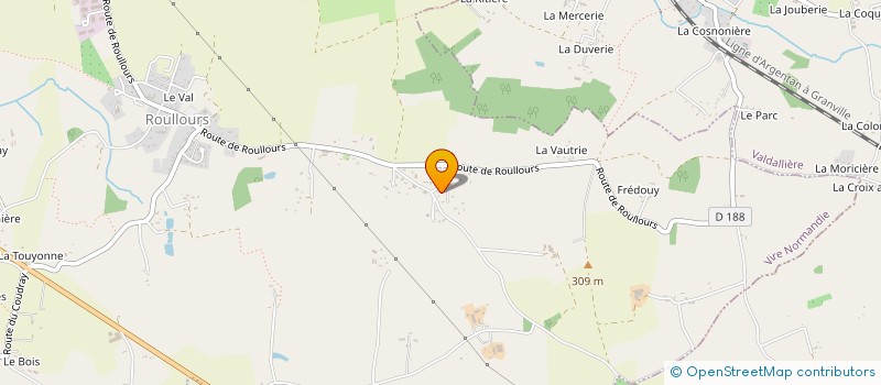 localisation de l'entreprise MADAME LYDIE PICARD  VIRE-NORMANDIE