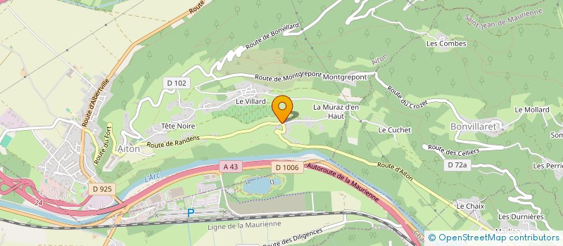 localisation de l'entreprise MADAME LYDIE PICHON  AITON