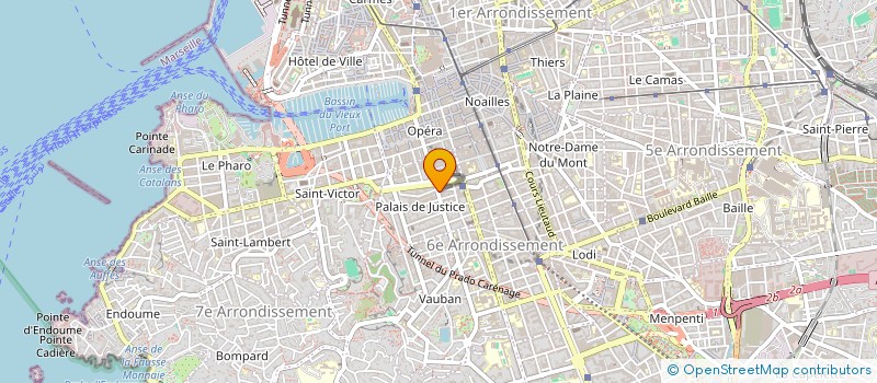 localisation de l'entreprise MADAME LYDIE PINON  MARSEILLE