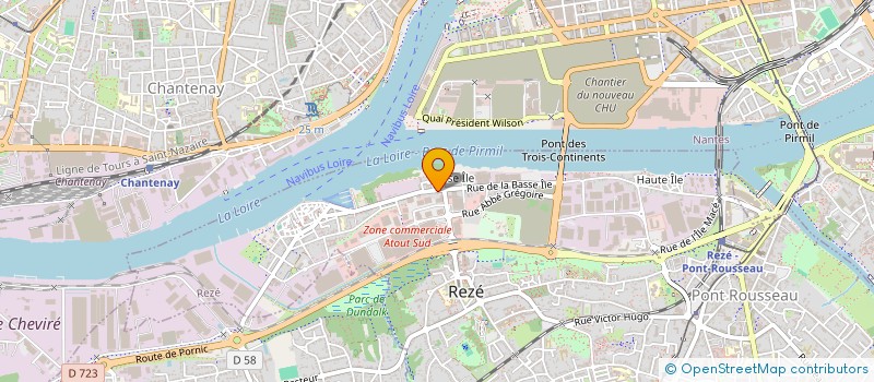 localisation de l'entreprise MADAME LYDIE PIOU à REZE