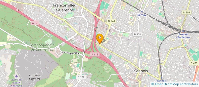 localisation de l'entreprise MADAME LYDIE POATO  SANNOIS