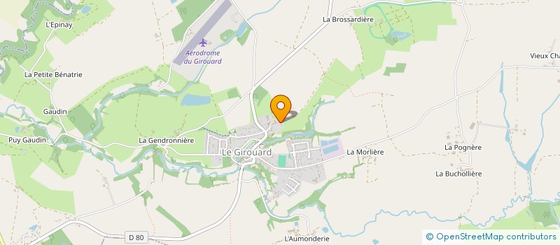 localisation de l'entreprise MADAME LYDIE POIRAUD à SAINTE-FLAIVE-DES-LOUPS