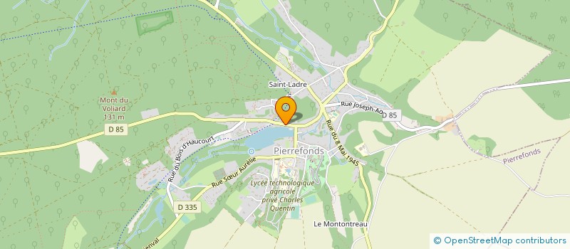 localisation de l'entreprise MADAME LYDIE PONGNOT  PIERREFONDS