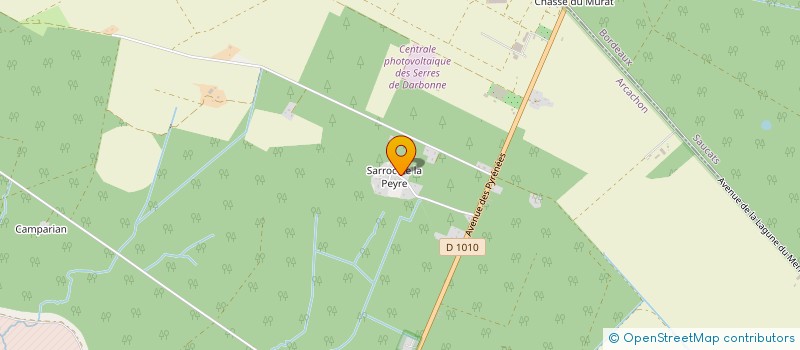 localisation de l'entreprise MADAME LYDIE POUILLON  LE BARP