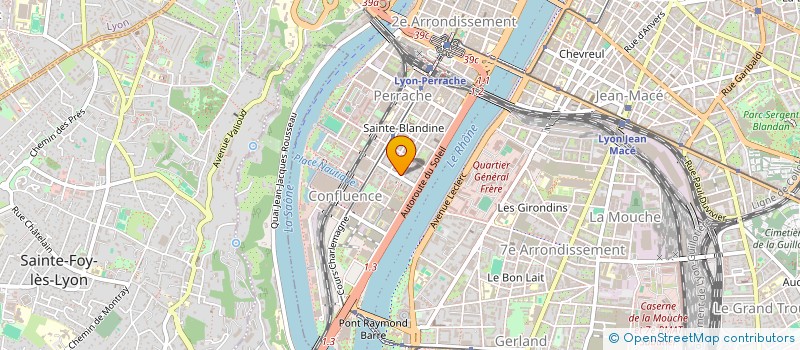 localisation de l'entreprise MADAME LYDIE PRATICO  LYON