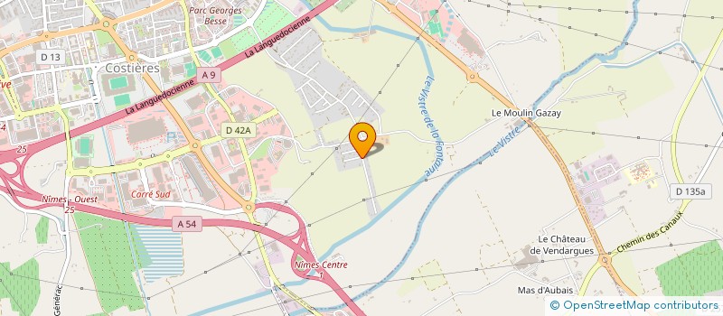 localisation de l'entreprise MADAME LYDIE QUESNOT  NIMES