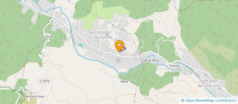 localisation de l'entreprise MADAME LYDIE QUESTIER  SAINT-FLORENT-SUR-AUZONNET