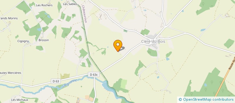 localisation de l'entreprise MADAME LYDIE RABATE à CLERE-DU-BOIS