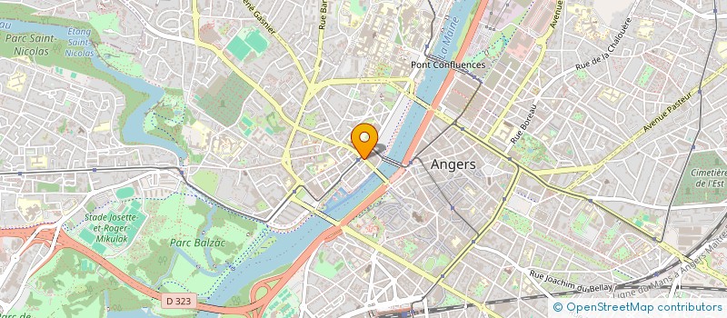 localisation de l'entreprise MADAME LYDIE RAGUENEAU à ANGERS