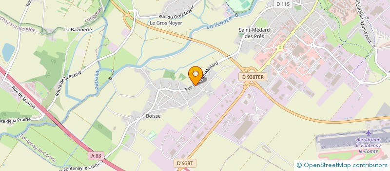 localisation de l'entreprise MADAME LYDIE RAVELEAU FESTY à FONTENAY LE COMTE