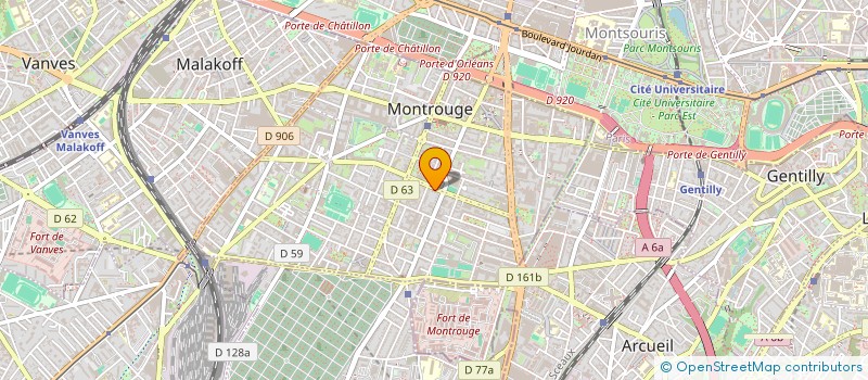 localisation de l'entreprise MADAME LYDIE REGEN à MONTROUGE