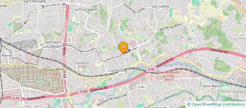 localisation de l'entreprise MADAME LYDIE REYNAUD  MARSEILLE