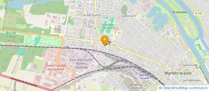 localisation de l'entreprise MADAME LYDIE RIBAC  MANTES-LA-JOLIE