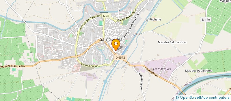 localisation de l'entreprise MADAME LYDIE RICHAUD à SAINT-GILLES