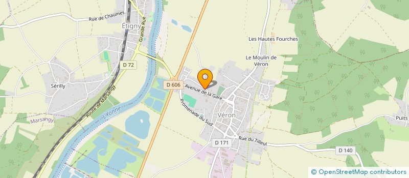 localisation de l'entreprise MADAME LYDIE ROBILLARD  VERON