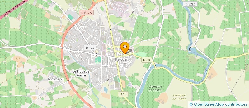 localisation de l'entreprise MADAME LYDIE ROBINEAU à BESSAN