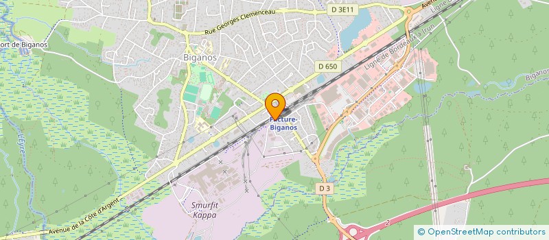 localisation de l'entreprise MADAME LYDIE RODOT  BIGANOS