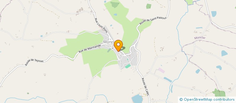 localisation de l'entreprise MADAME LYDIE RODRIGUES  MONCLAR