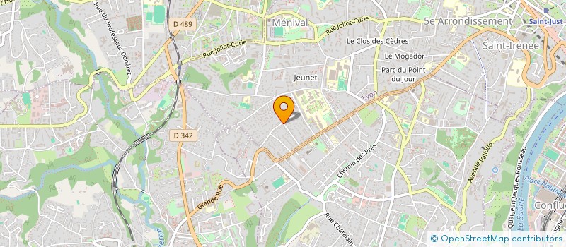 localisation de l'entreprise MADAME LYDIE ROLET à LYON