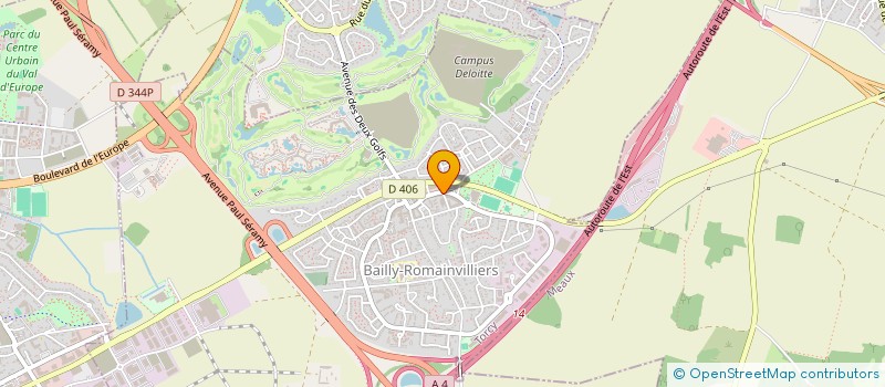 localisation de l'entreprise MADAME LYDIE ROLLE  BAILLY-ROMAINVILLIERS