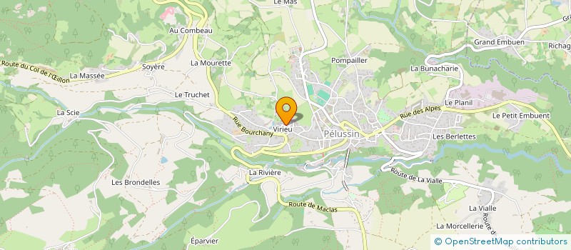 localisation de l'entreprise MADAME LYDIE SAGNARD à PELUSSIN