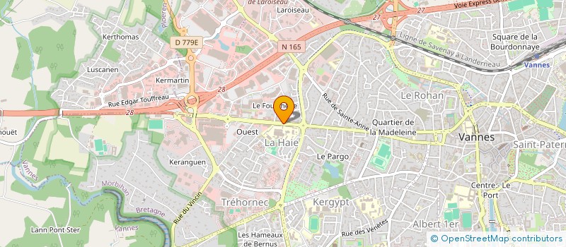 localisation de l'entreprise MADAME LYDIE SAGORIN à VANNES