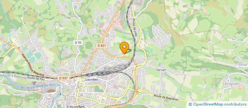 localisation de l'entreprise MADAME LYDIE SAINT-JEAN  USTARITZ