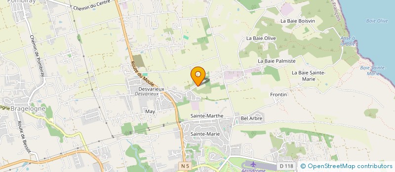 localisation de l'entreprise MADAME LYDIE SALIN  SAINT-FRANCOIS