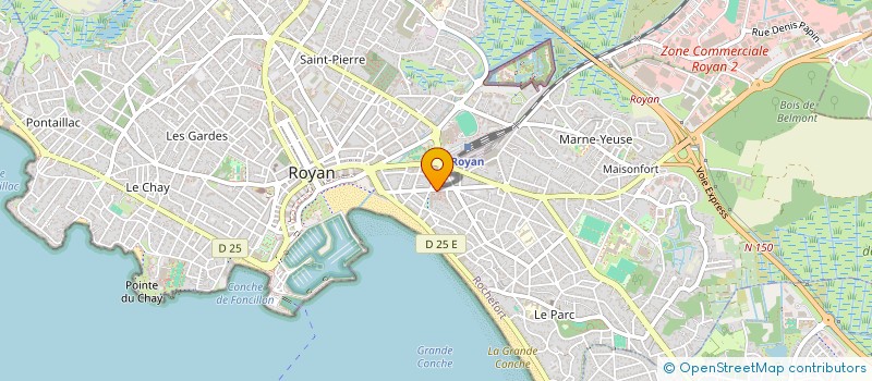 localisation de l'entreprise MADAME LYDIE SAMUEL  ROYAN