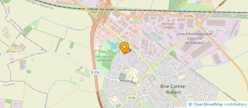 localisation de l'entreprise MADAME LYDIE SARRALIE  BRIE-COMTE-ROBERT