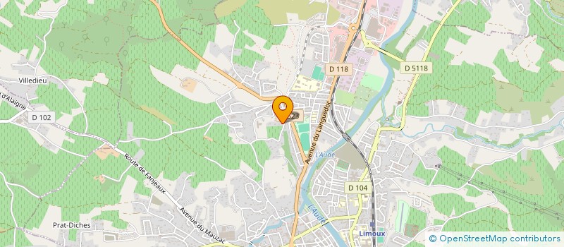 localisation de l'entreprise MADAME LYDIE SAUNIERE à LIMOUX