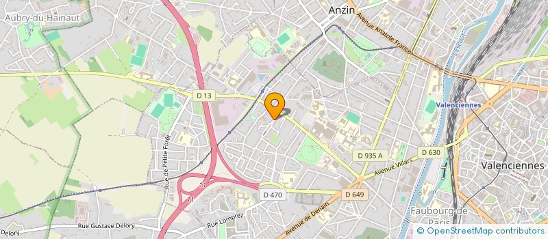 localisation de l'entreprise MADAME LYDIE SAYANG à VALENCIENNES