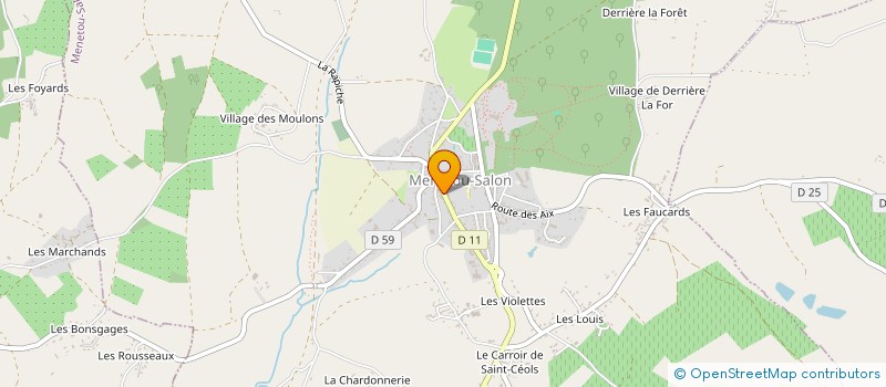 localisation de l'entreprise MADAME LYDIE SEDENT  MENETOU-SALON