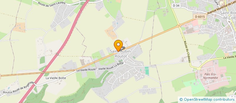 localisation de l'entreprise MADAME LYDIE SELLIE  SAINT-AUBIN-ROUTOT