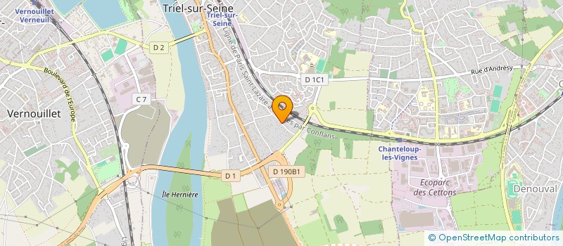 localisation de l'entreprise MADAME LYDIE SENAUD à TRIEL-SUR-SEINE