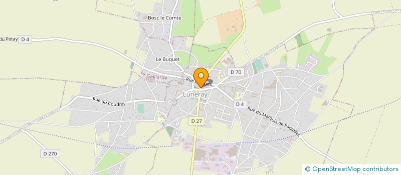 localisation de l'entreprise MADAME LYDIE SENECAL  LUNERAY