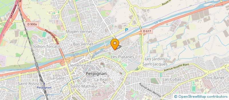 localisation de l'entreprise MADAME LYDIE SIMON à PERPIGNAN