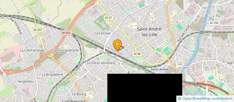 localisation de l'entreprise MADAME LYDIE SMAGGHE à MARQUETTE-LEZ-LILLE